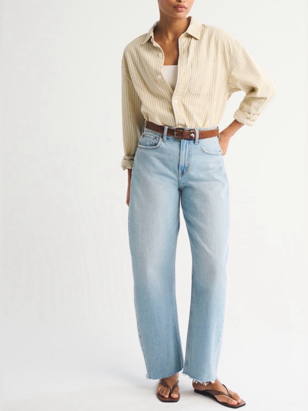 Curve Love High Rise Barrel Jean